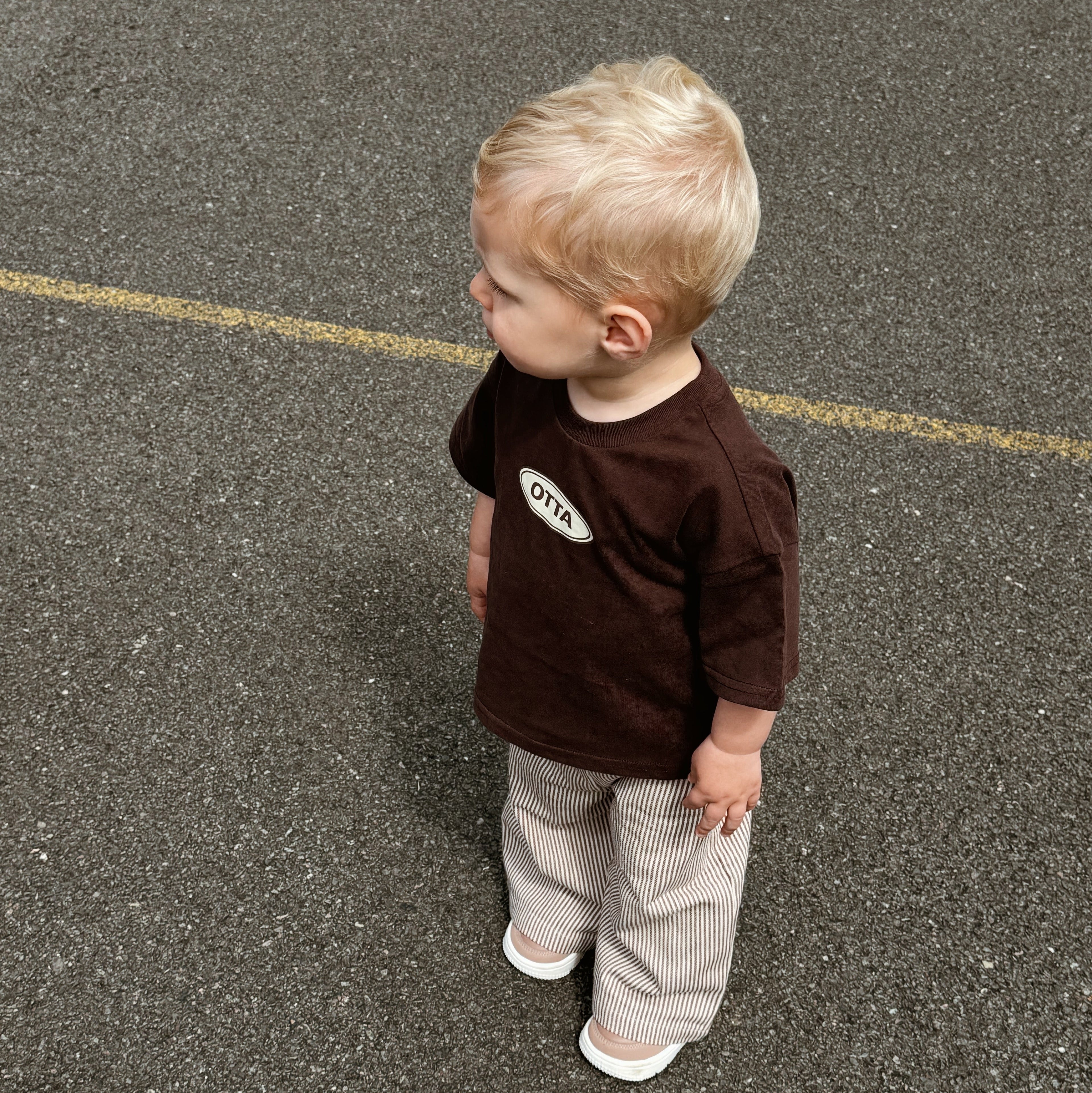 T-Shirt Centre Logo Brown