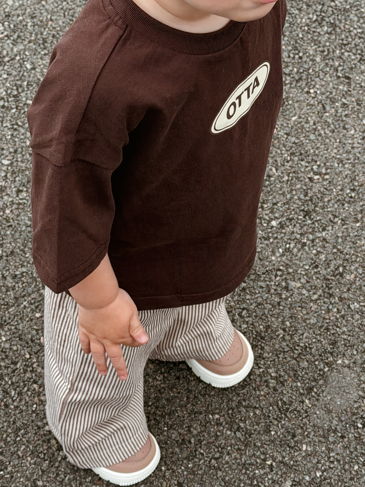 T-Shirt Centre Logo Brown