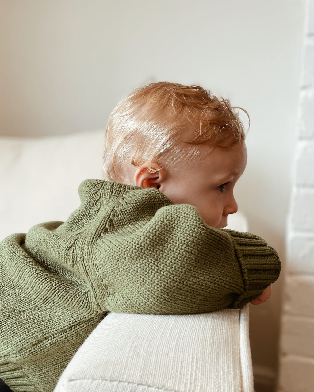 Classic Knit Jumper Green