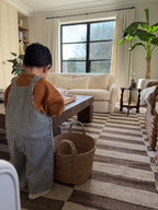 Striped Dungarees - "A Cool Crop Fit"