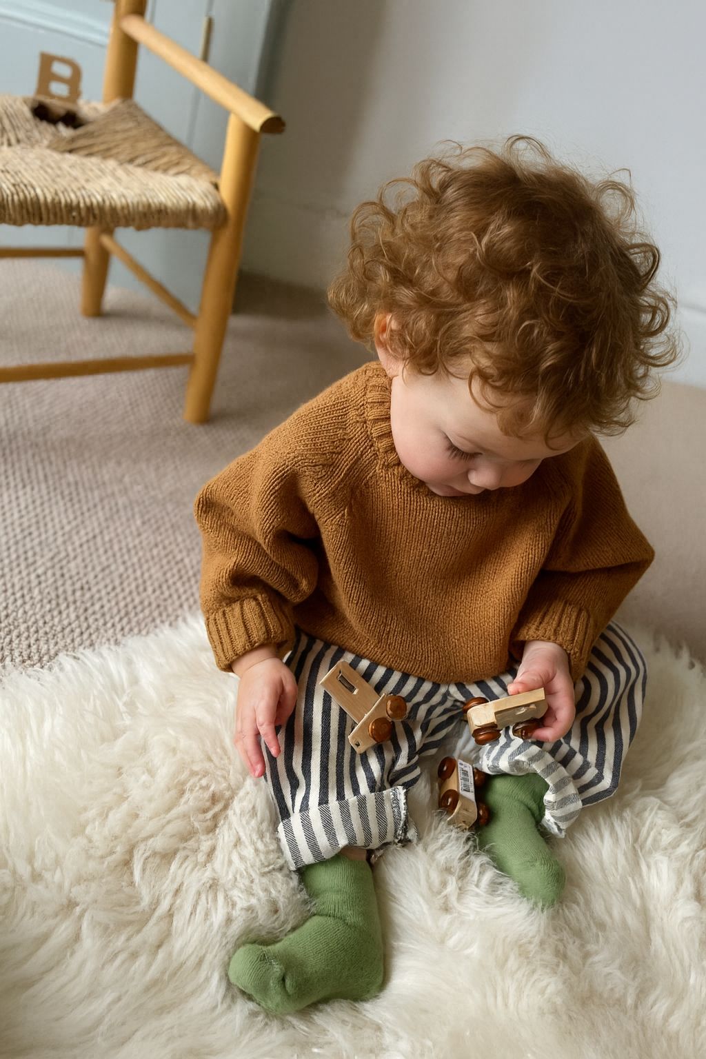Classic Knit Jumper Pumpkin