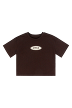 T-Shirt Centre Logo Brown