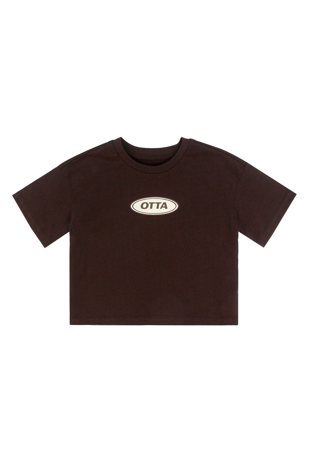 T-Shirt Centre Logo Brown