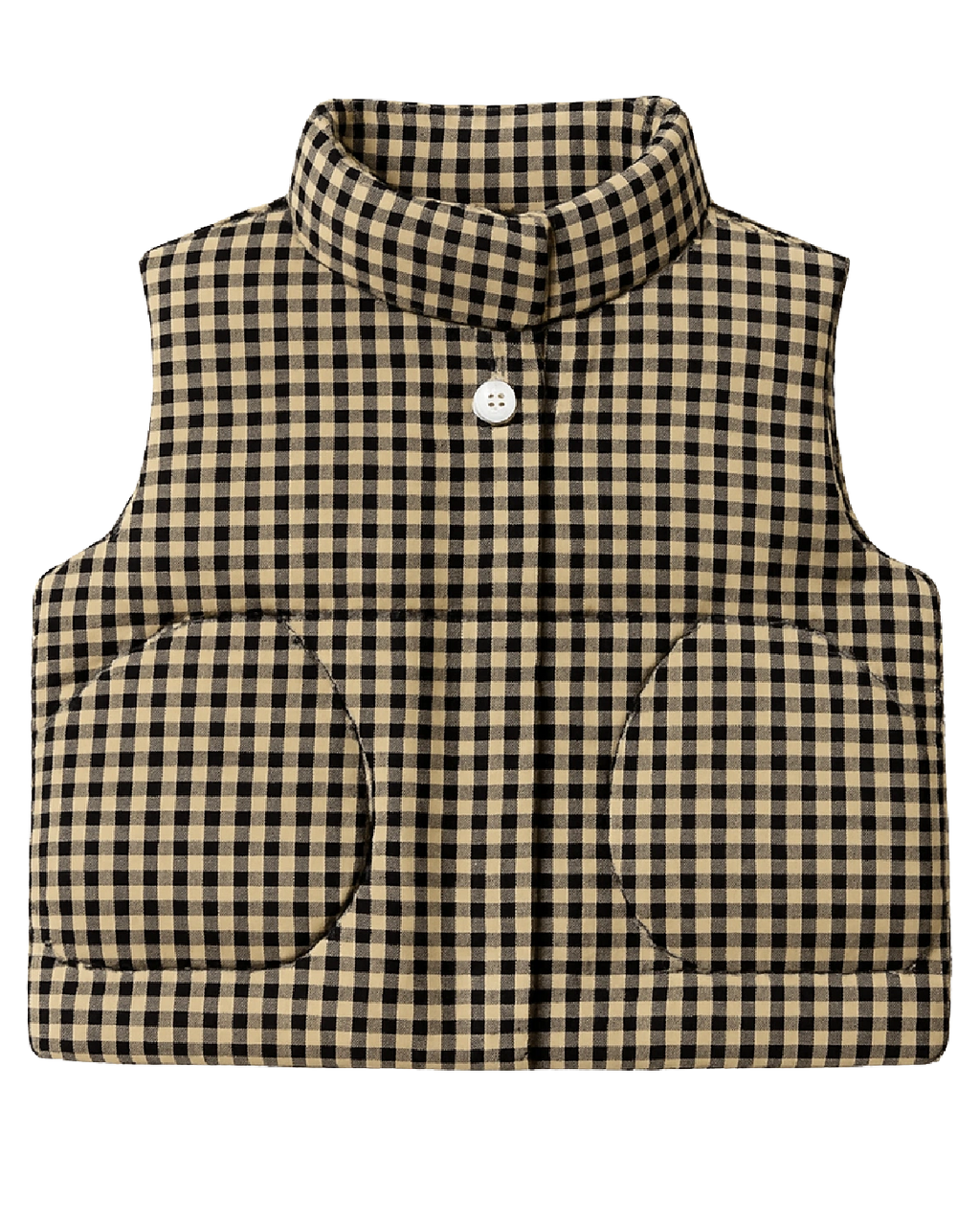 Gingham Gilet- ‘An Oversized Fit’