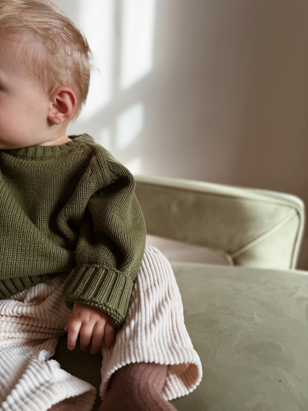 Classic Knit Jumper Green