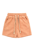 Cord Shorts Peach