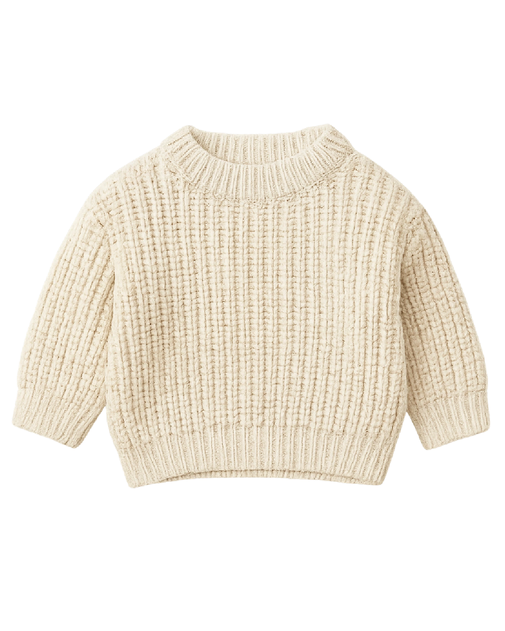 Organic Knit Jumper White