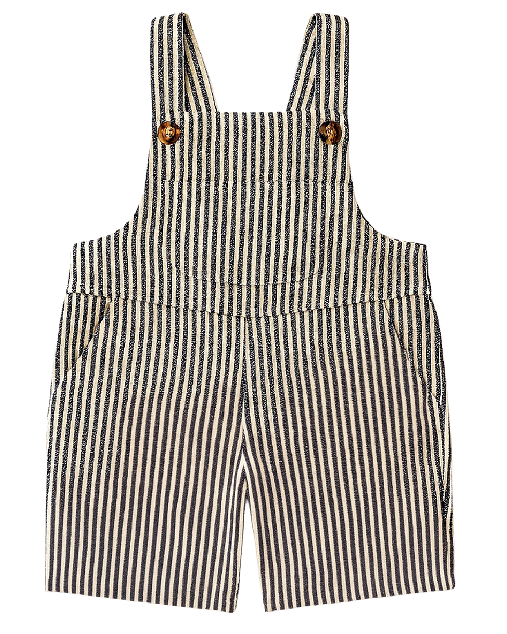 Striped Dungarees - "A Cool Crop Fit"