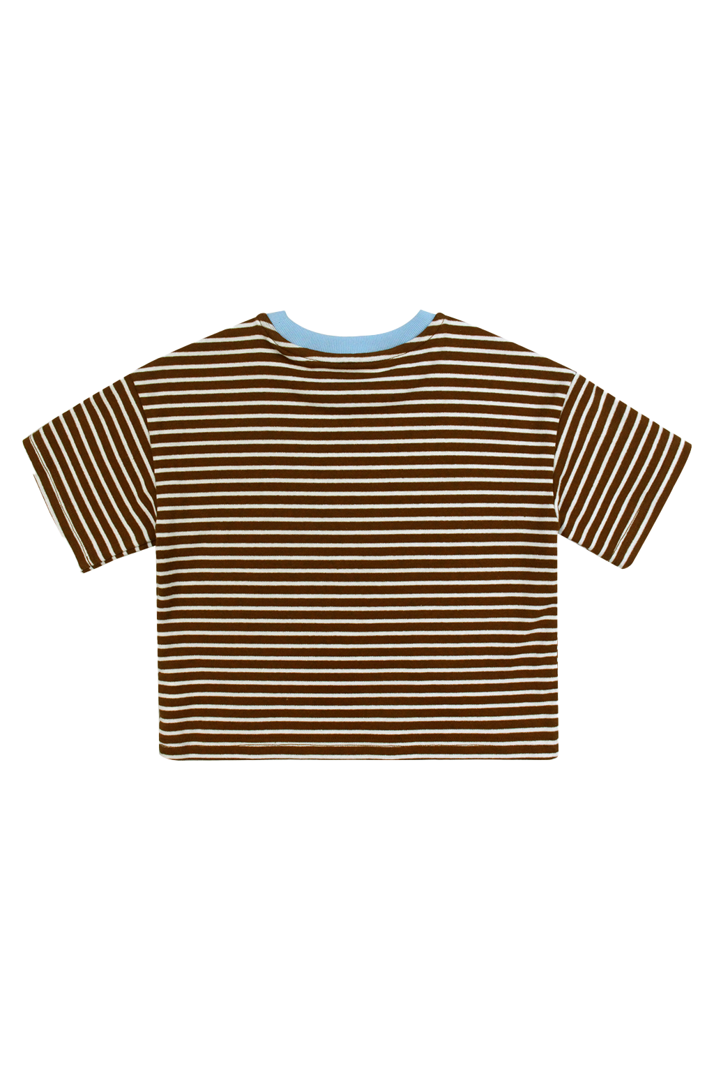 Striped T-Shirt Brown & Blue